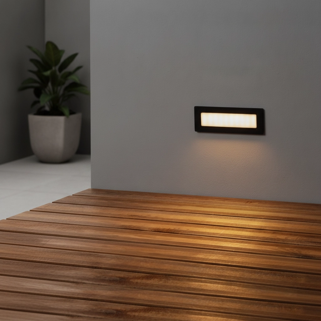 Zwarte inbouwlamp Echo richtbaar