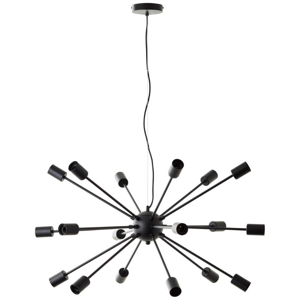 18-lichts hanglamp Dree zwart Brilliant 4004353421693