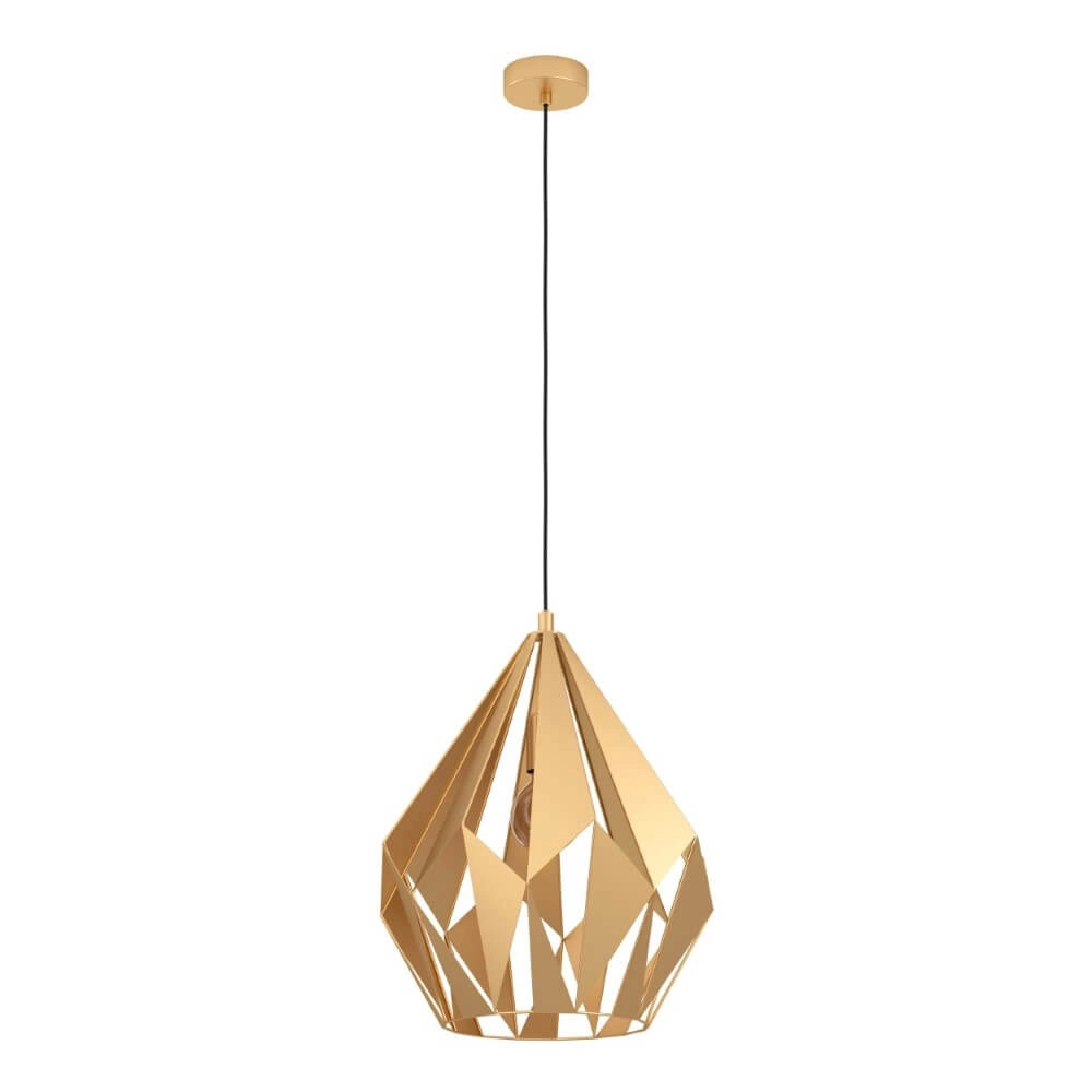 Gouden hanglamp Carlton Ø 38,5cm
