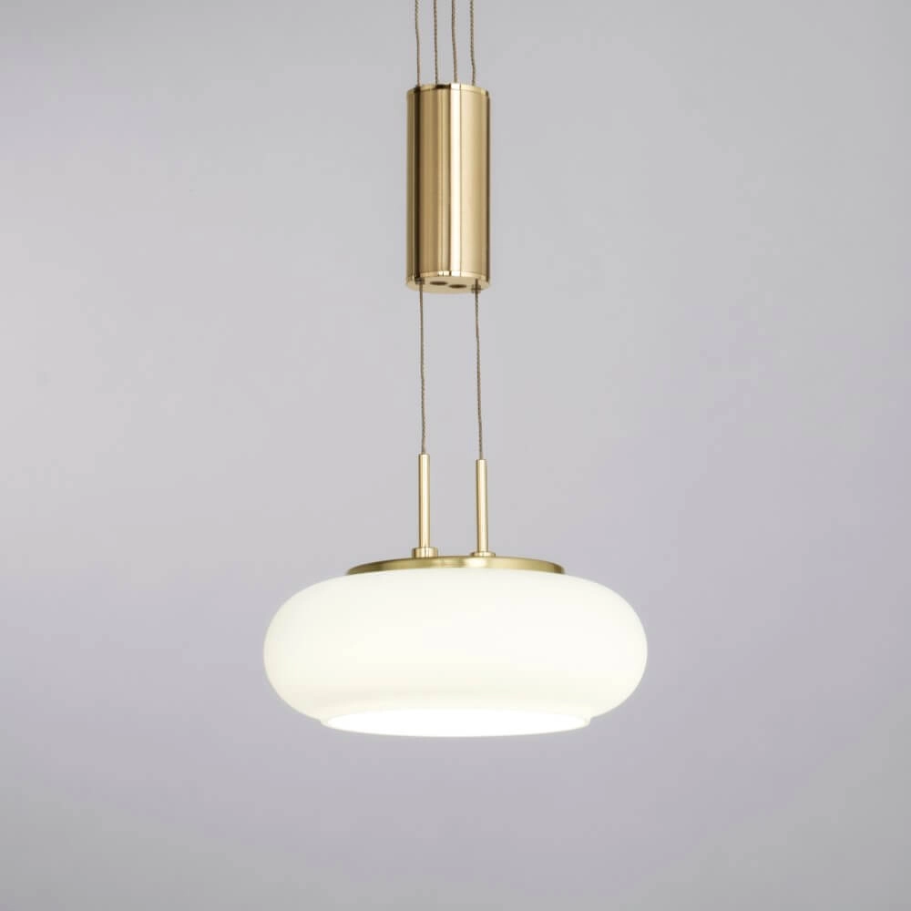 2-lichts hanglamp Q-Etienne messing Paul Neuhaus 4012248350416