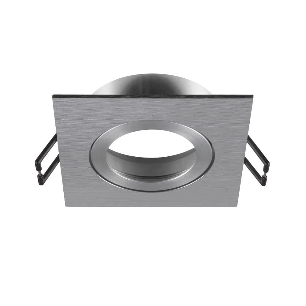 Inbouwring New Tria 68 vierkant aluminium - zonder fitting