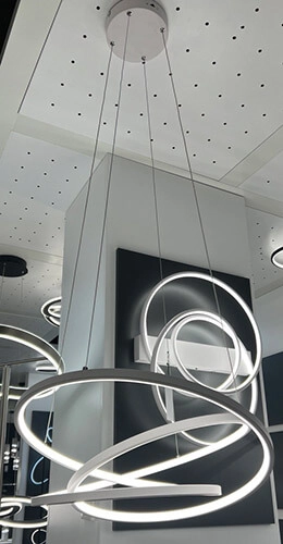 Vide hanglamp Darvin wit - 62cm Trio 4017807616033