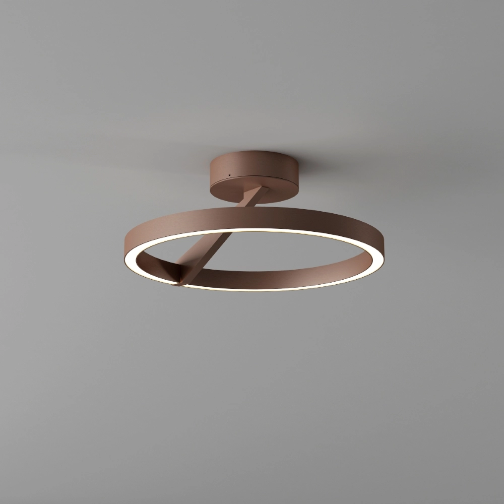 Design plafondlamp Oregon Ø 33cm - Brons geborsteld Artdelight 8720701103818