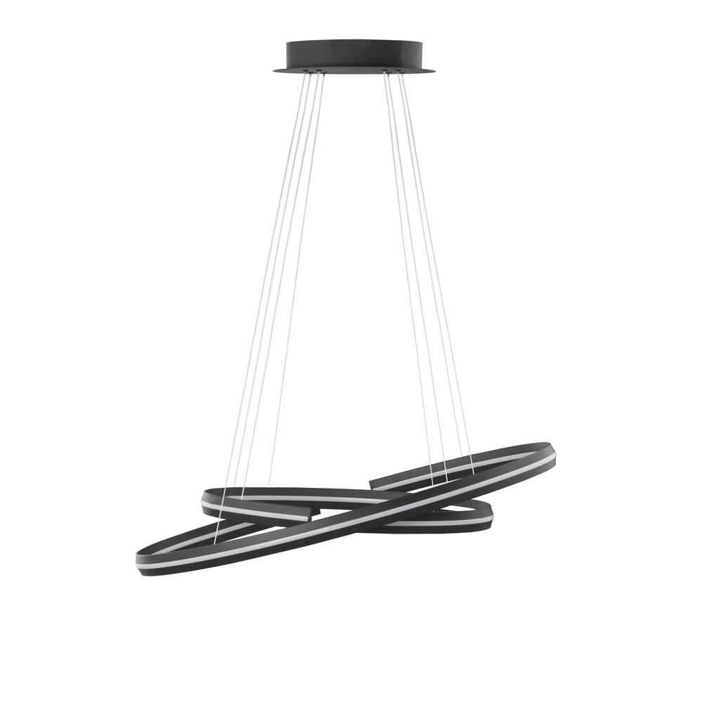 Zwarte hanglamp Torrente ovaal Lyora 5212017419613