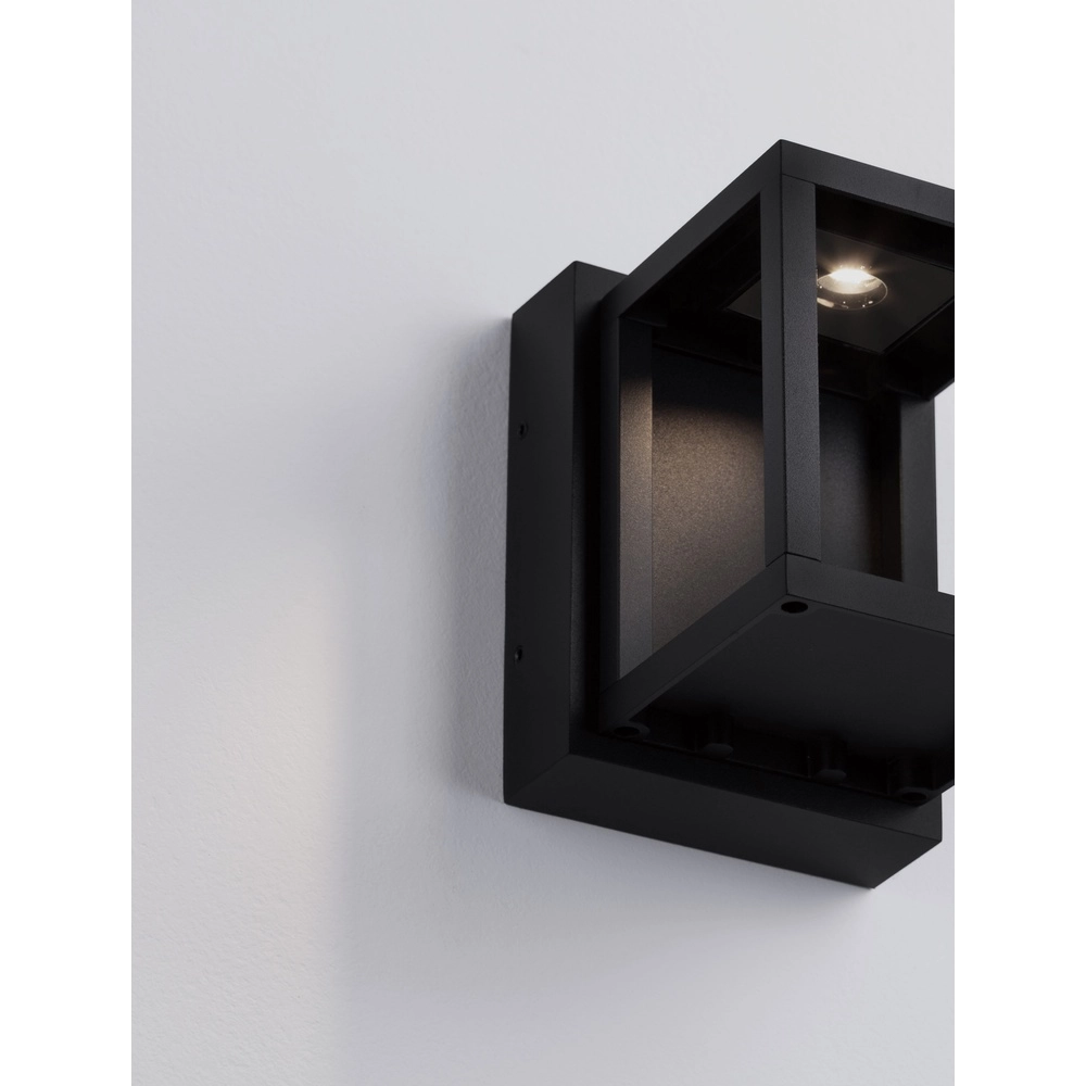 Zwarte wandlamp Prive 13cm Lyora 5212017453136
