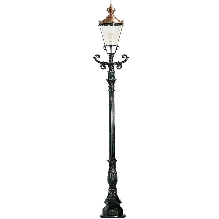 Nostalgische tuinlamp Hamburg zwart