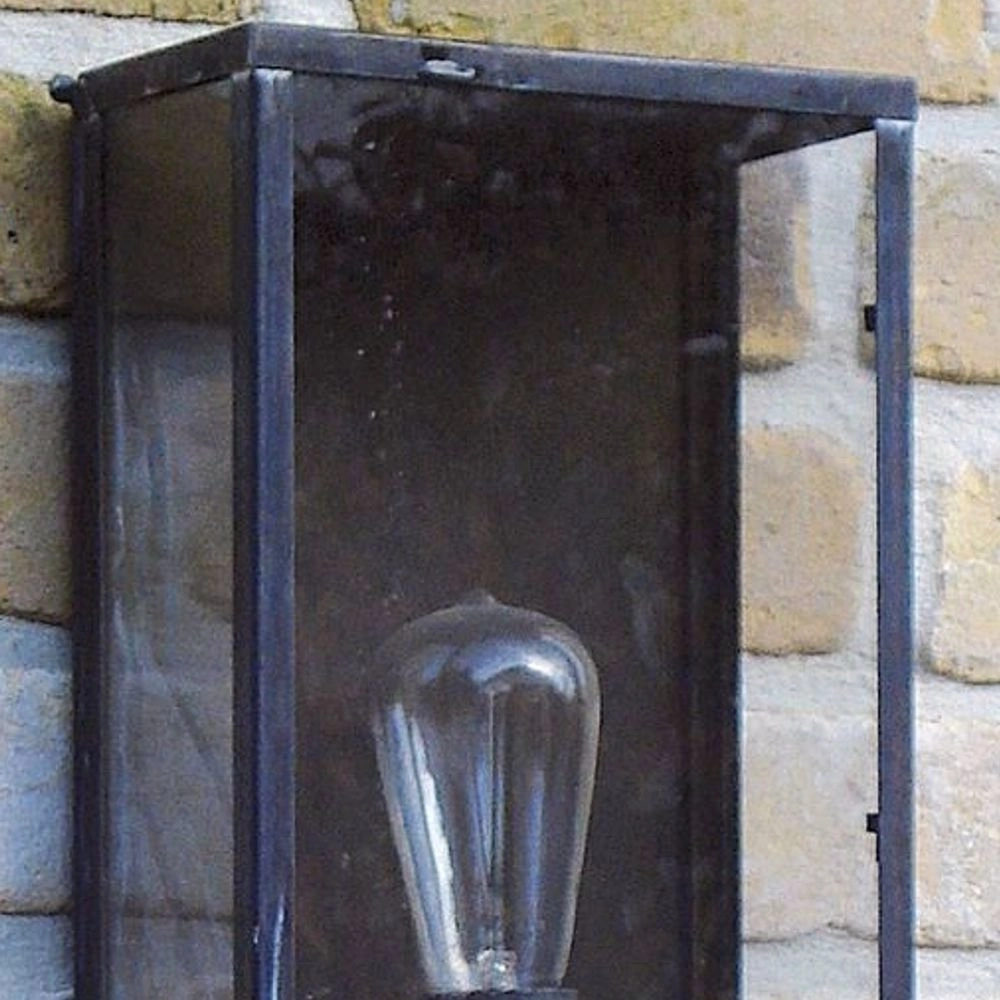Rustic outdoor lamp Vitrine 1L 40cm Authentage 8716803505414