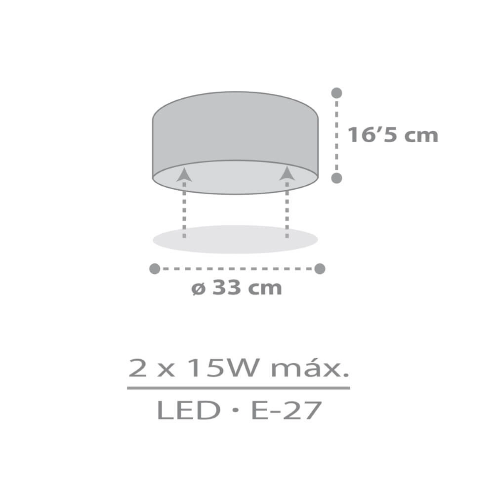 Sterren plafondlamp Star light wit Dalber 8420406003351