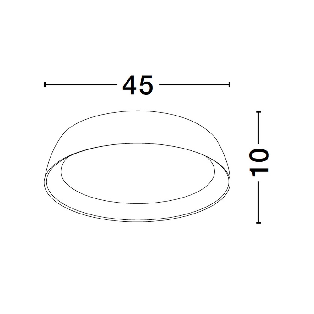 Plafondlamp Sigi  Ø 45cm wit Lyora 5212017448637