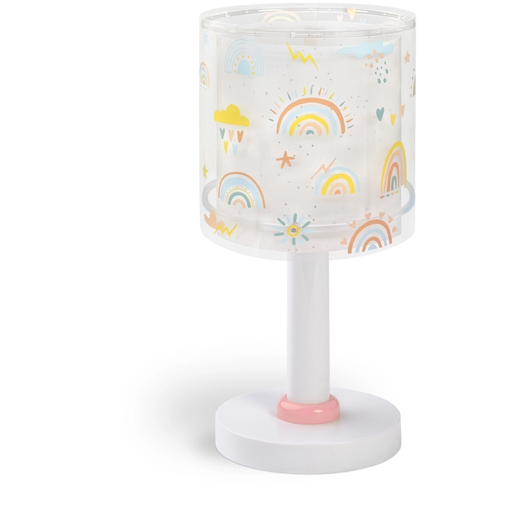 Tafellampje Rainbow roze voor kinderkamer