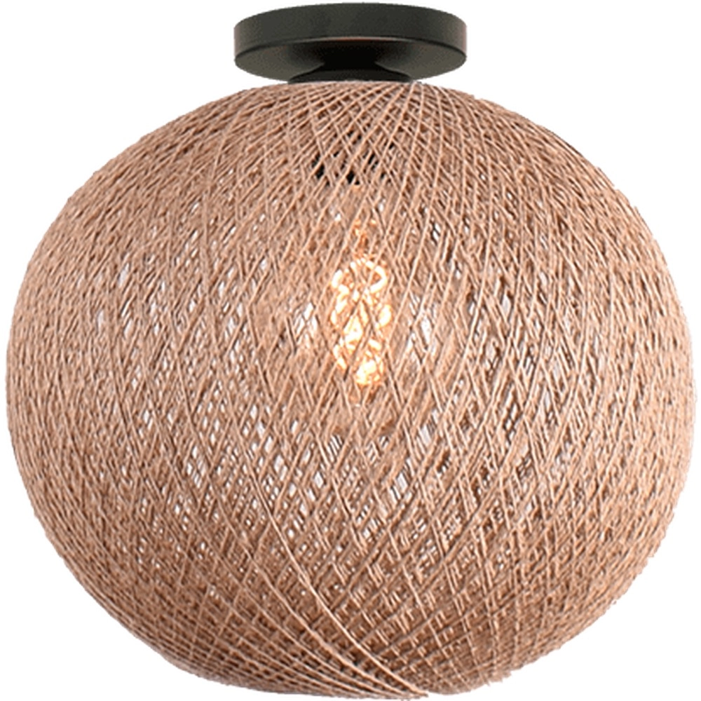 Plafondlamp Corda rotan Ø 30cm