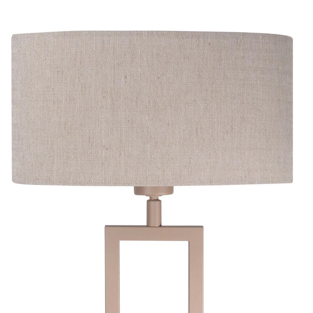 Tafellamp Monza zand bruin 53c, Highlight 8718379050619