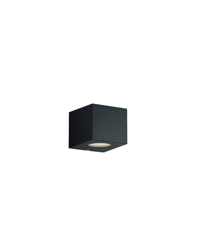 muur licht Cordoba Up - Down 2x2w - 3000K - 11,5cm zwart