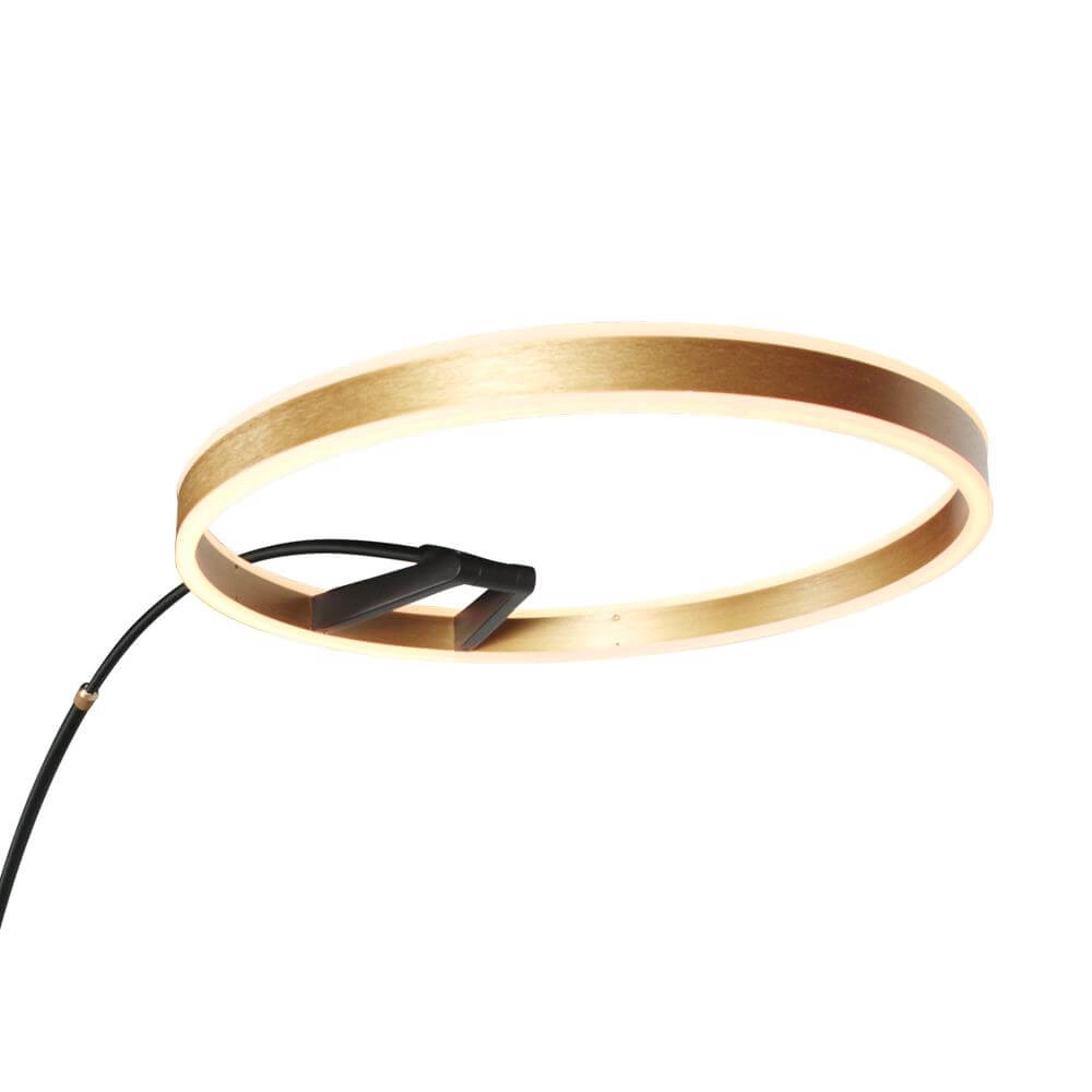 Design booglamp Ringlux zwart met goud Steinhauer 8712746177398