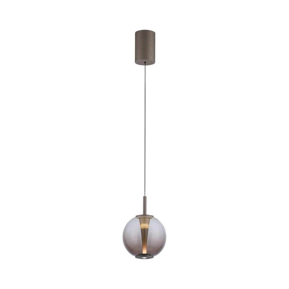 Led hanglamp Pure Infinity met amber glas - Ø 18cm Paul Neuhaus 4012248399040
