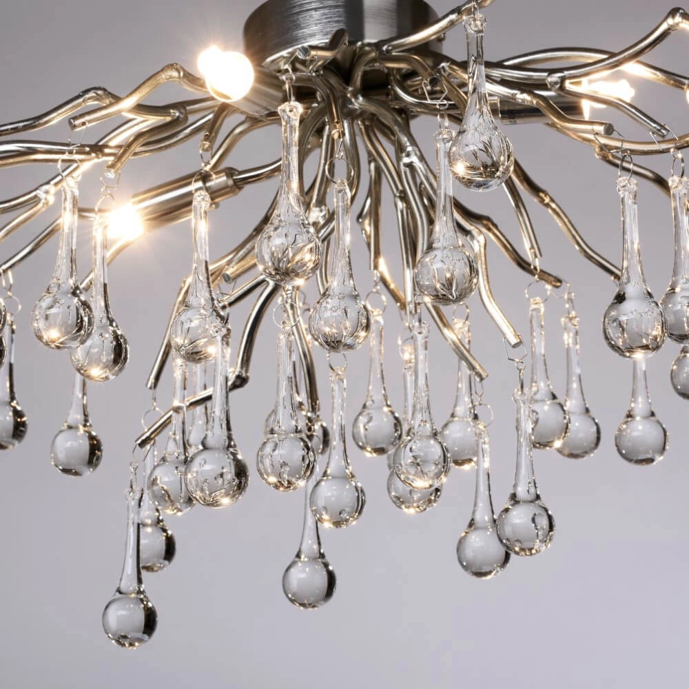 Kroonluchter Icicle metaal 60cm Paul Neuhaus 4012248352076