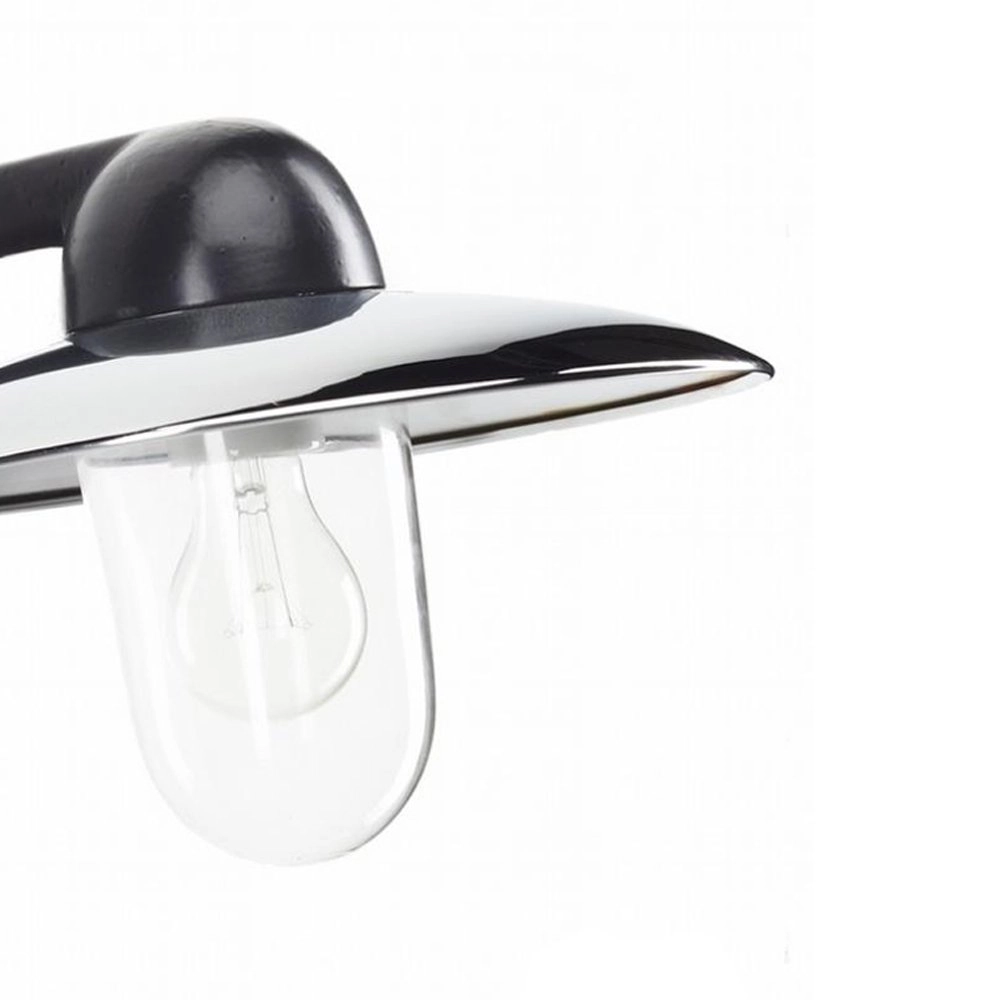 Industrie buitenlamp Fabrique zwart met chroom KS verlichting 8714732118958
