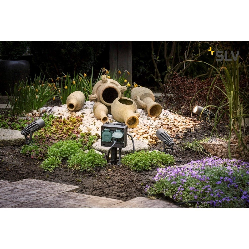 Spike Led tuinspot Syna Led SLV 4024163163767