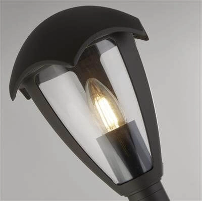 Staande buitenlamp Bluebel 97cm zwart Searchlight 5053423189581