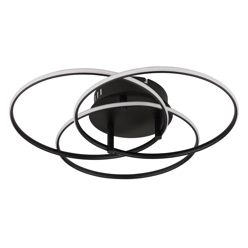 Design plafondlamp Kombos zwart Globo 9007371531479