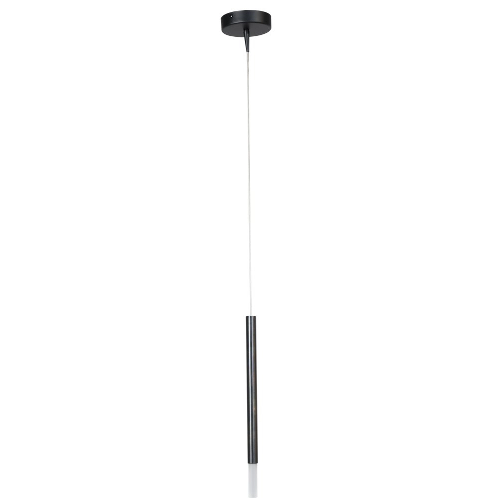 Zwarte pendel hanglamp Flute