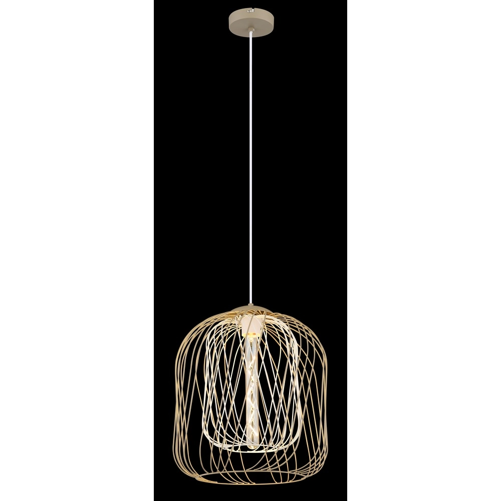 Hanglamp Dichti zand bruin Ø 35cm Globo 9007371522354