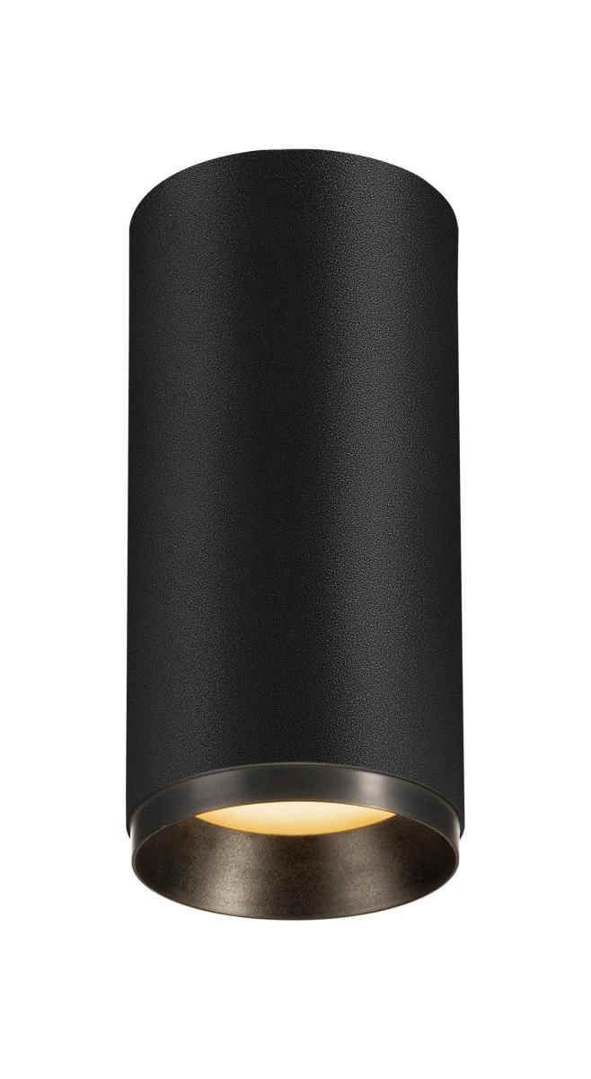 Opbouwspot Numinos M Dali cilinder zwart 2700K - 60gr
