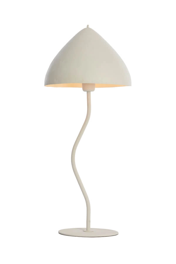 Table lamp Elimo Ø 25cm x 60cm white