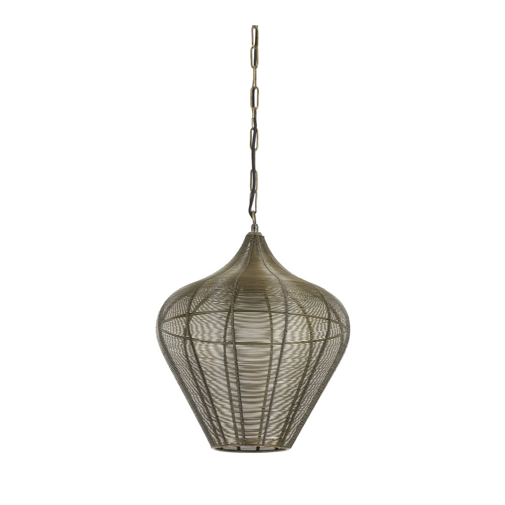 Hanglamp Alvaro brons Ø 36cm Light & Living 8717807634100