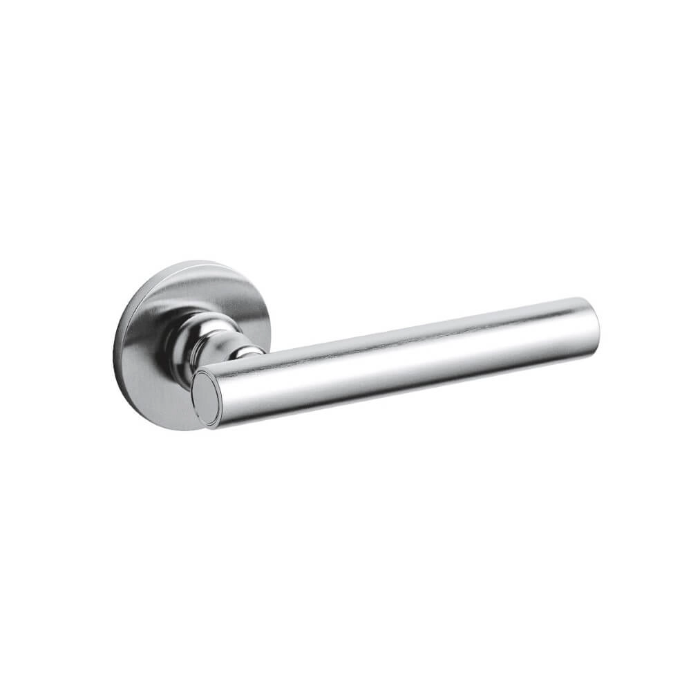 Design deurklink Dolve Vita op rozet chroom mat