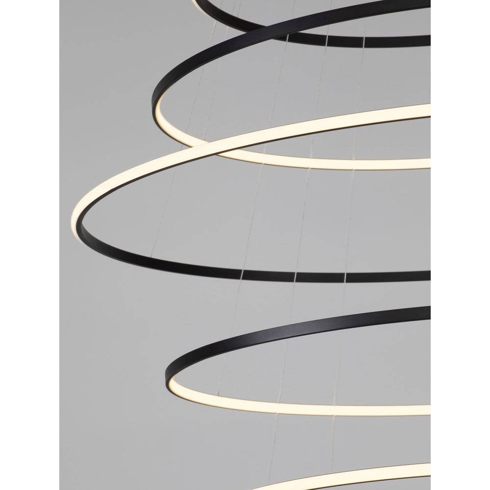 Design hanglamp Maelo zwart Ø 150cm Lyora 5212017479747