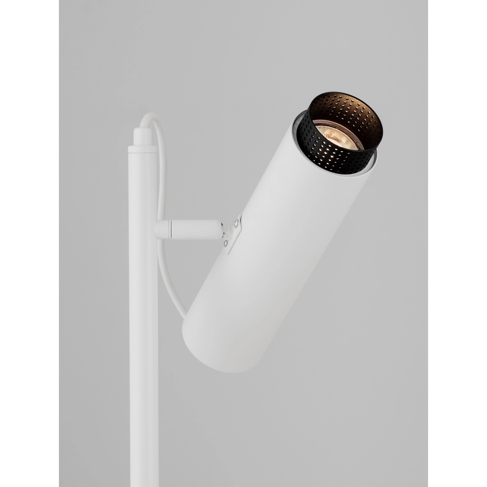 Leeslamp Nessi wit met zwart Lyora 5212017475213
