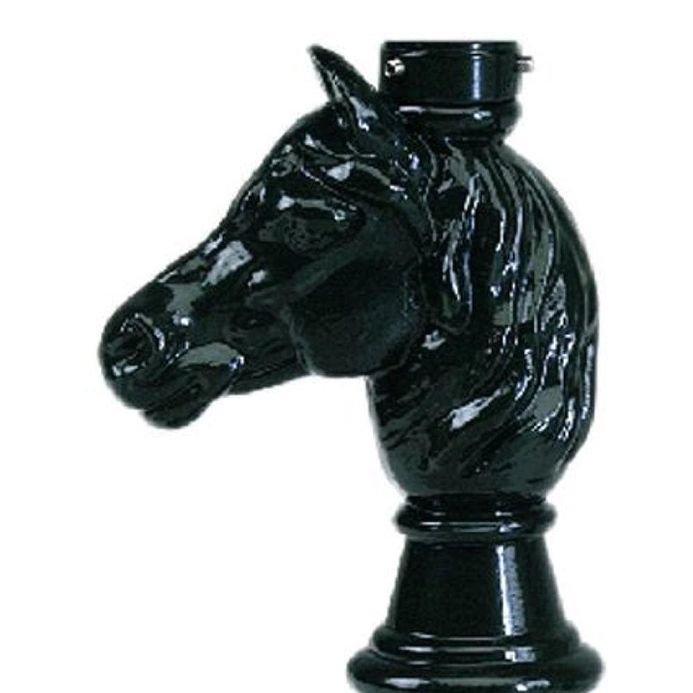 Nostalgische sokkel Horse zwart KS verlichting 8714732594745