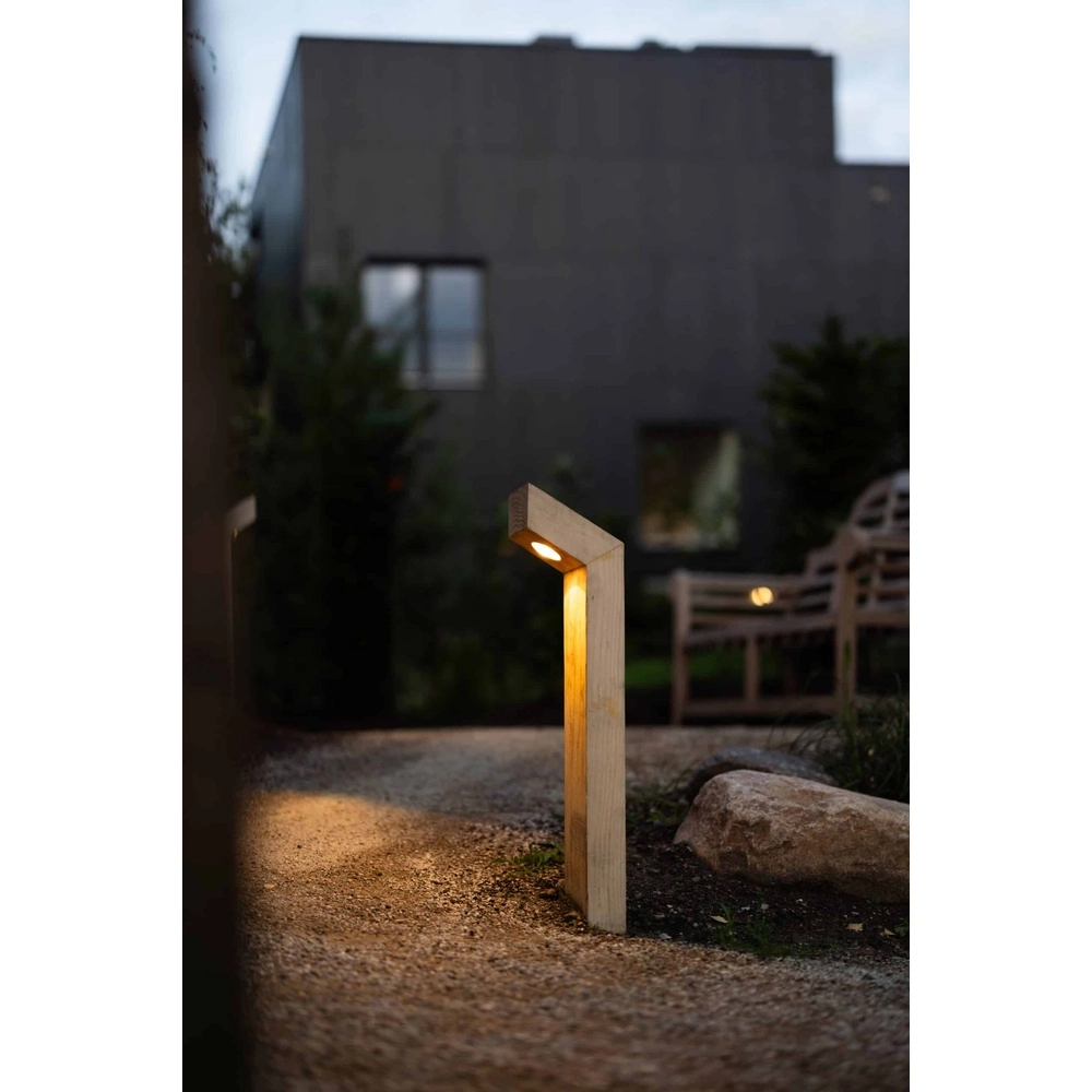 Houten padverlichting Punto Accoya - 80cm - 2700K Timberlab 8716803514096