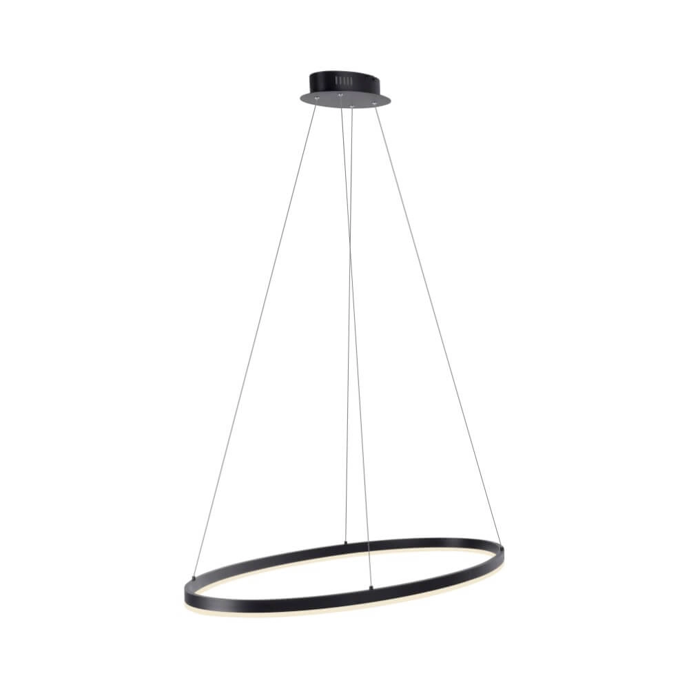 Antraciete hanglamp Titus Ø 80cm