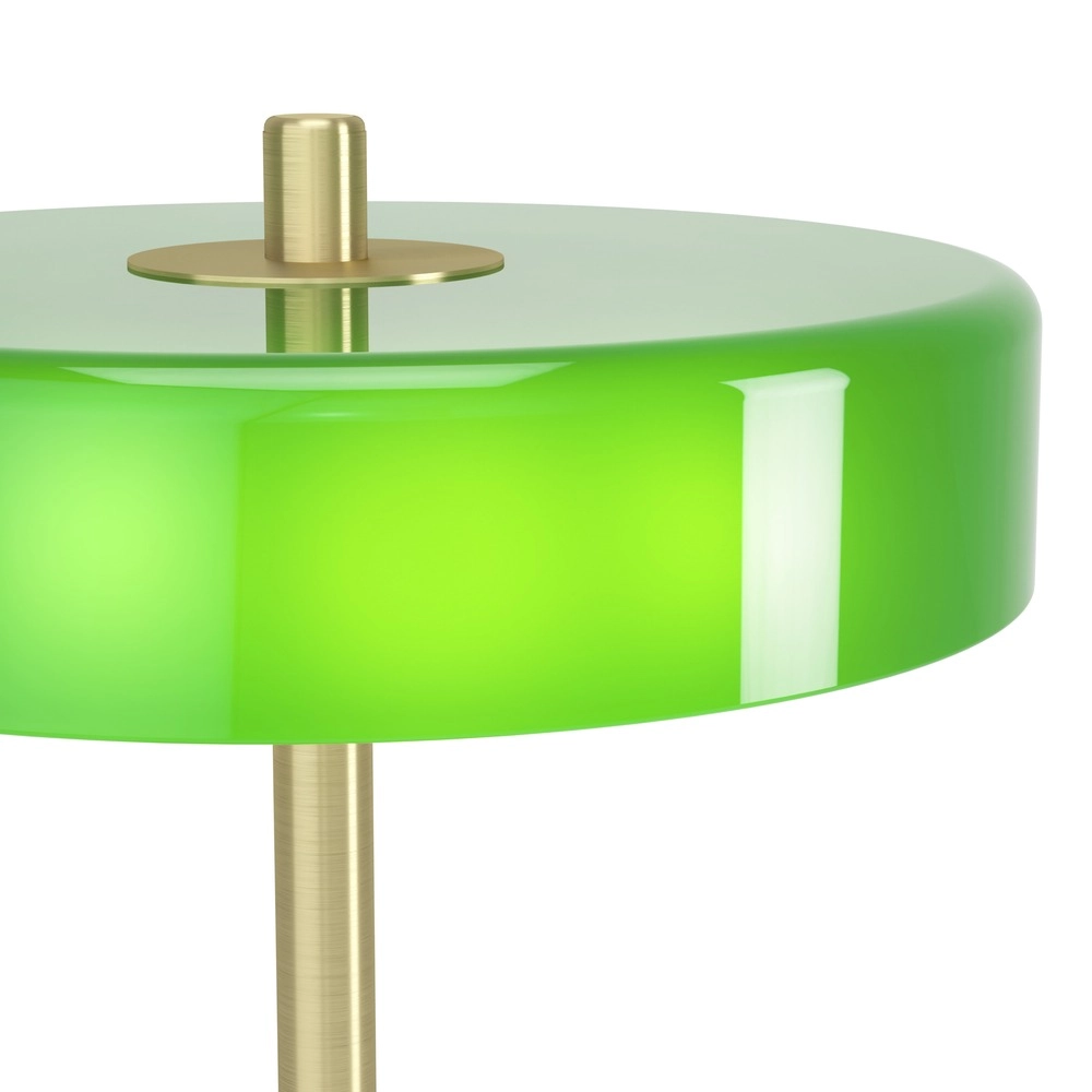 Design tafellamp Salve geelkoper gebordsteld met groen Eglo 9008606399444