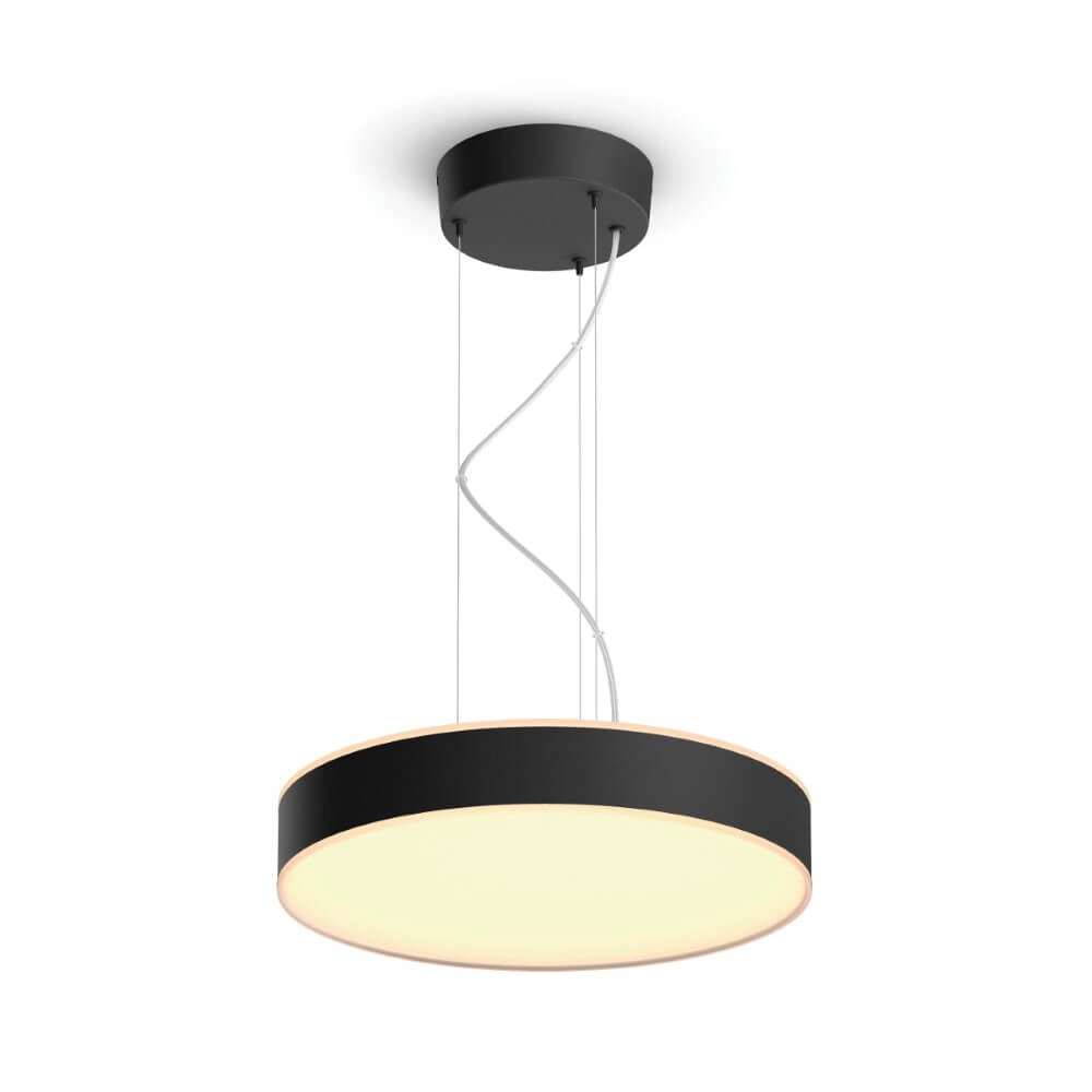 Hanglamp Hue Enrave - White Ambiance Ø 42,5cm zwart Philips 8718696176580