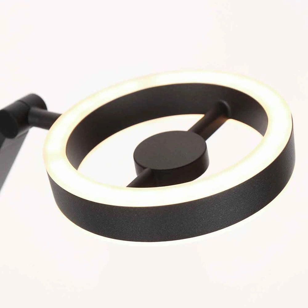 Tafellamp Ringlux zwart Steinhauer 8712746176667