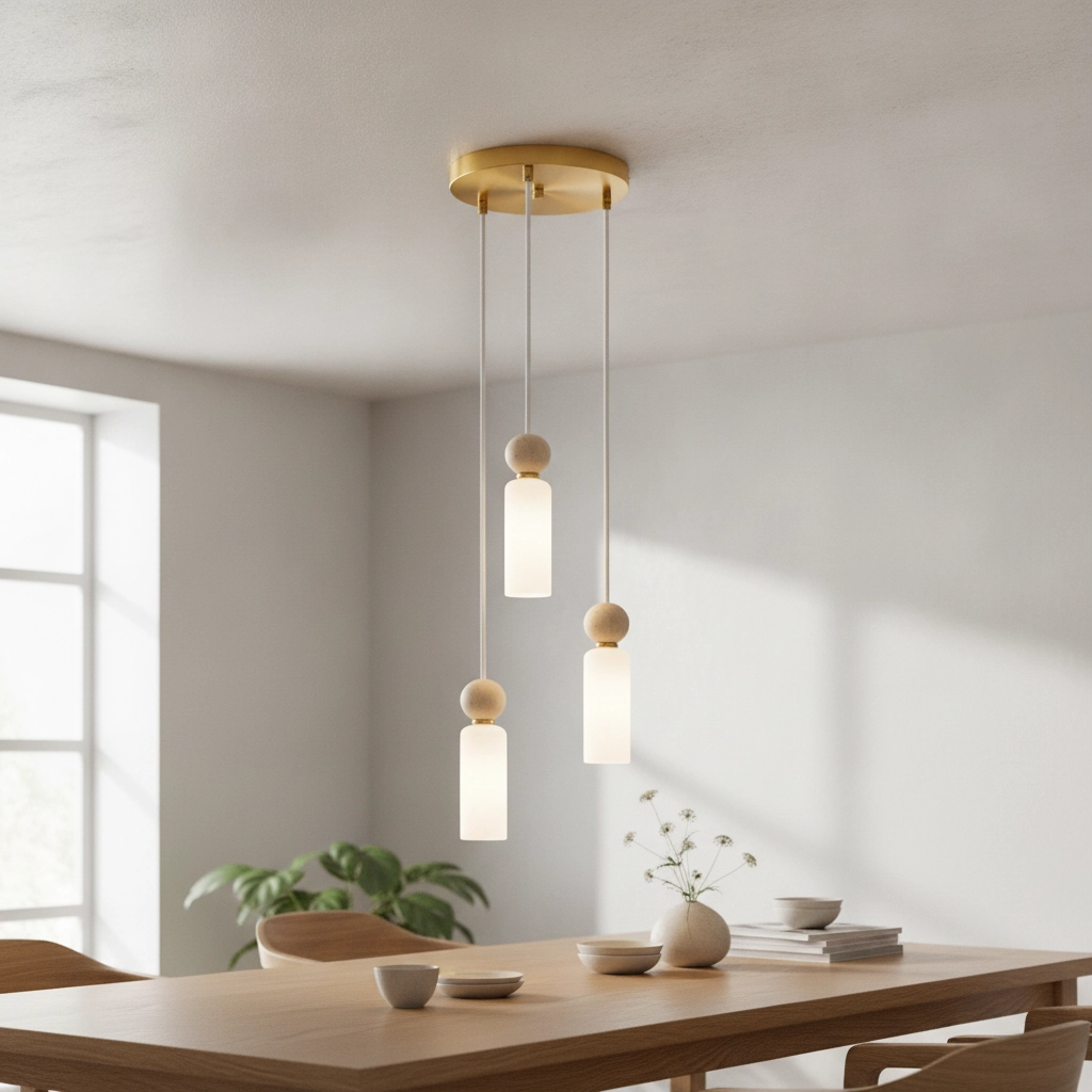 Hanglamp Filomena 3-lichts goud