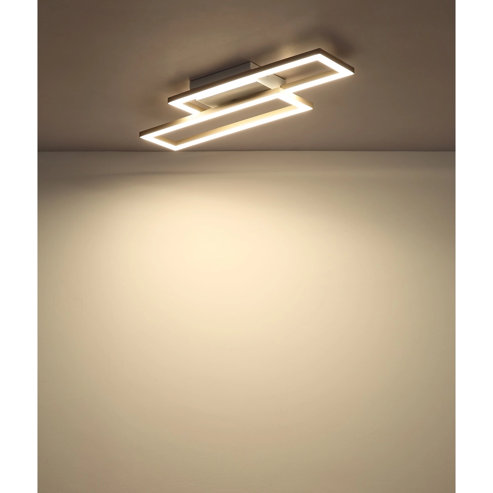 Moderne plafondlamp Wilton zand bruin 15,5cm Globo 9007371578801