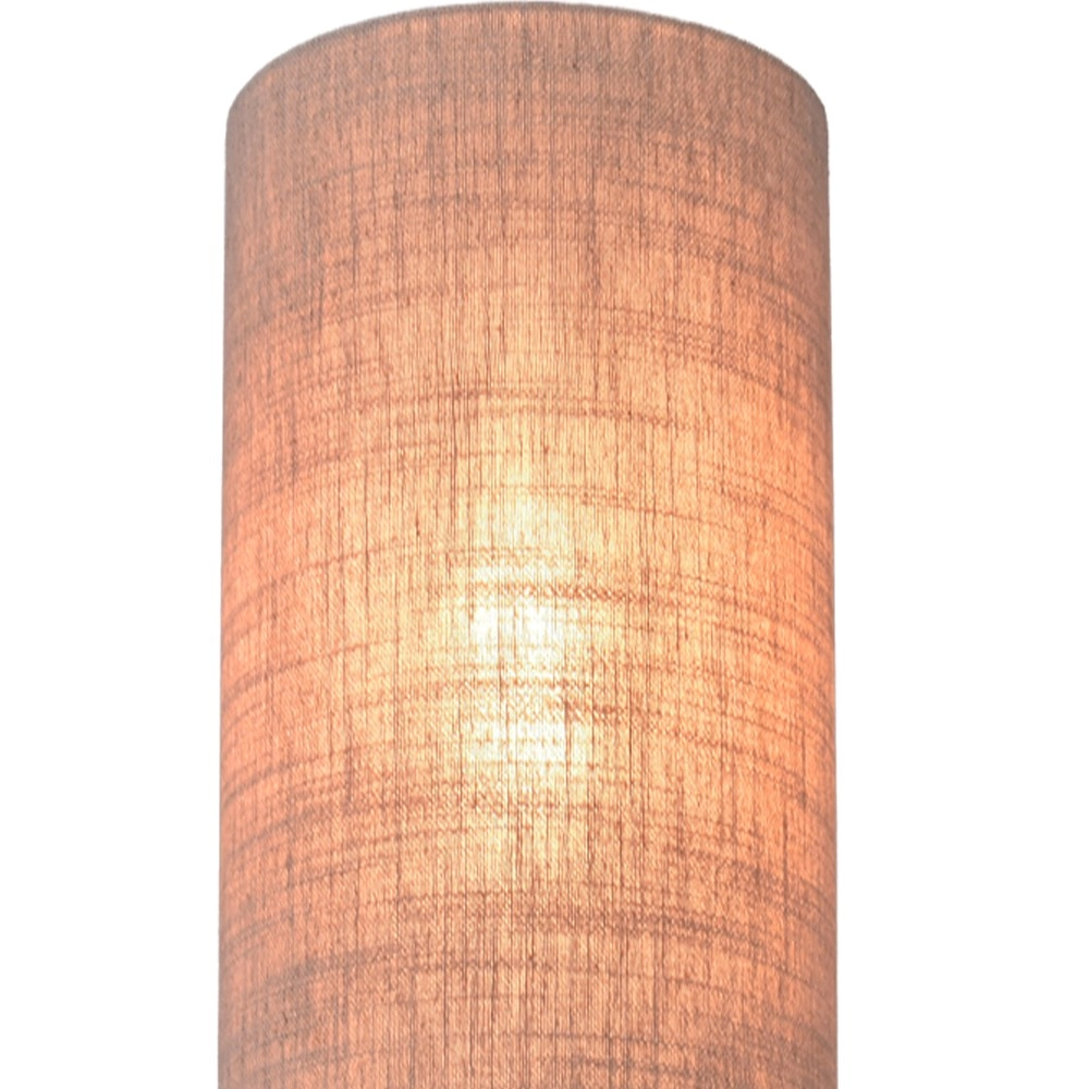 Vloerlamp Lisbourg beige terra met beige grey kap Masterlight