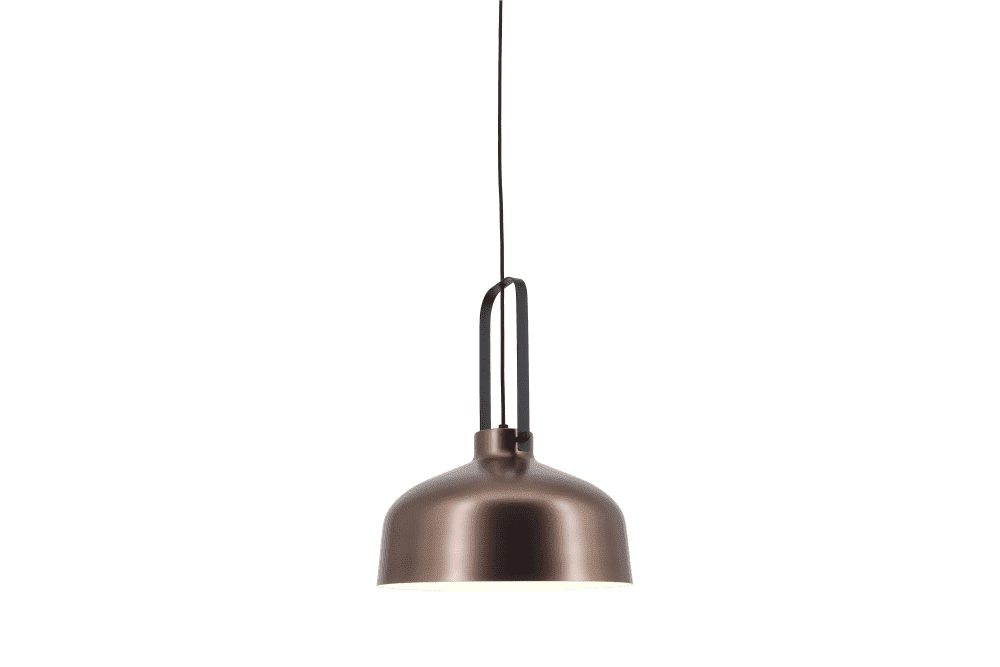 Roodkoperen hanglamp Mendoza Ø 37,5cm