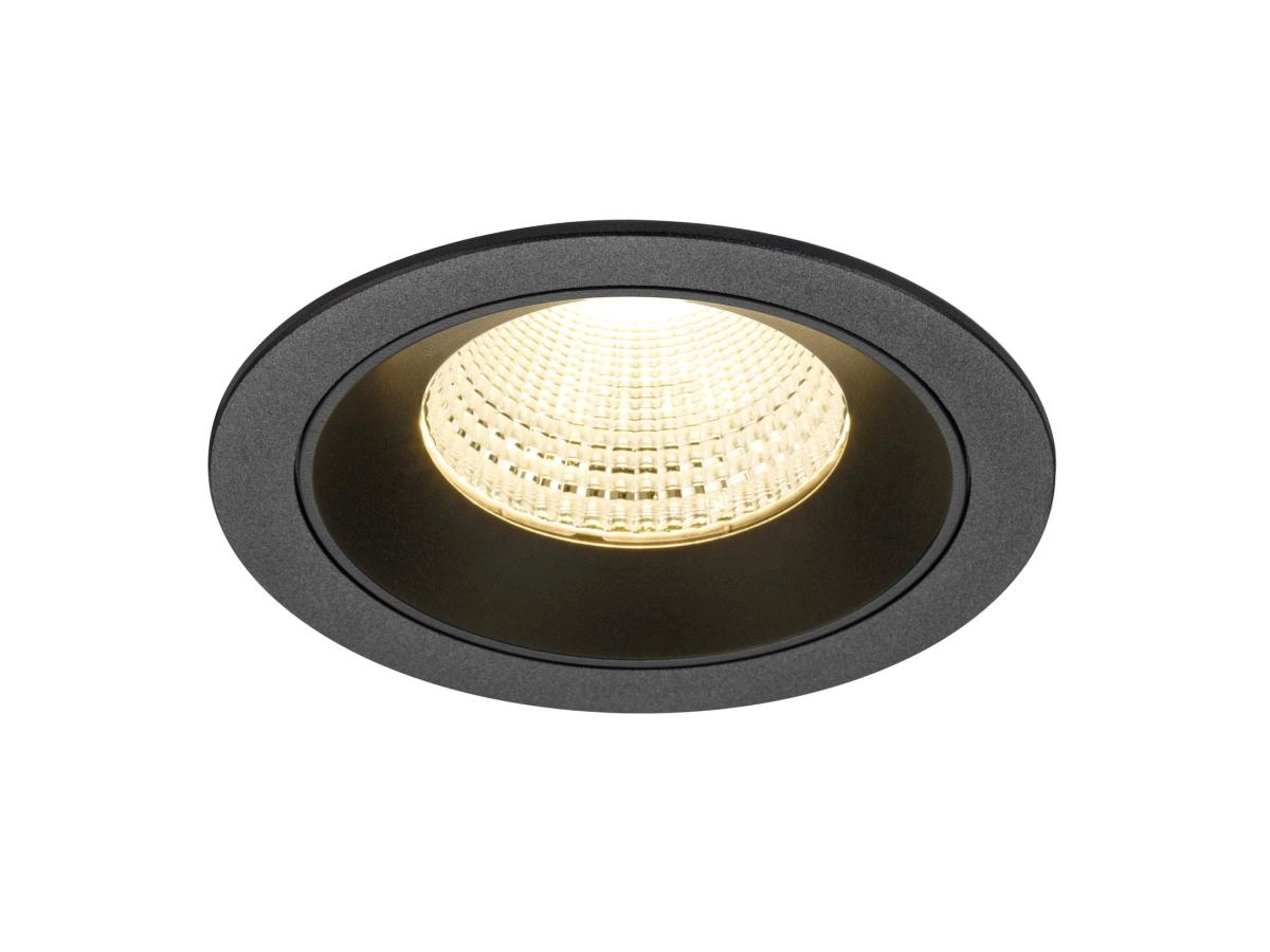 Inbouwspot Numinos L zwart 3000K - 55gr