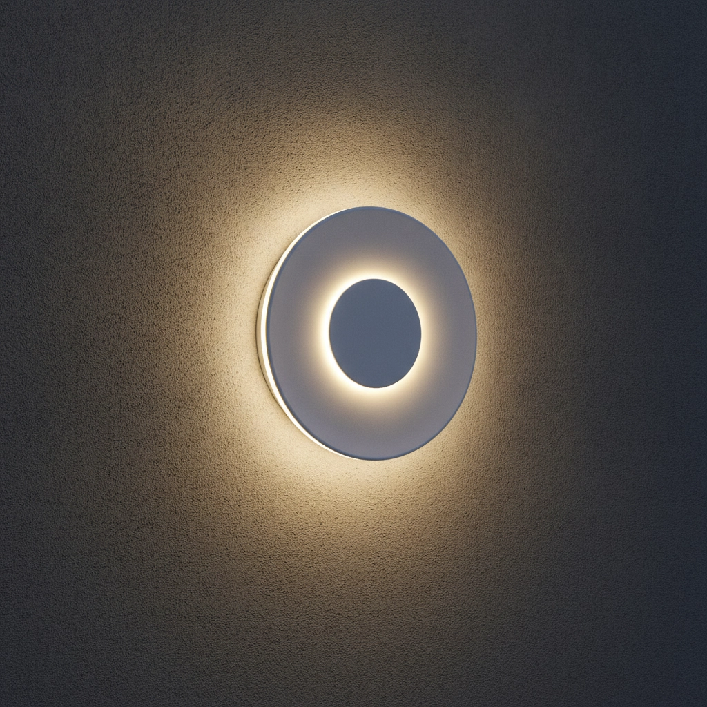 Ronde wandlamp Cico wit Lyora 5212017478993