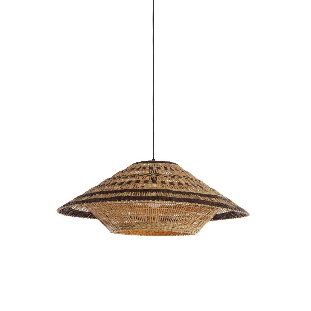 Hanglamp Owana Ø 80cm rotan bruin Light & Living 8717807836801