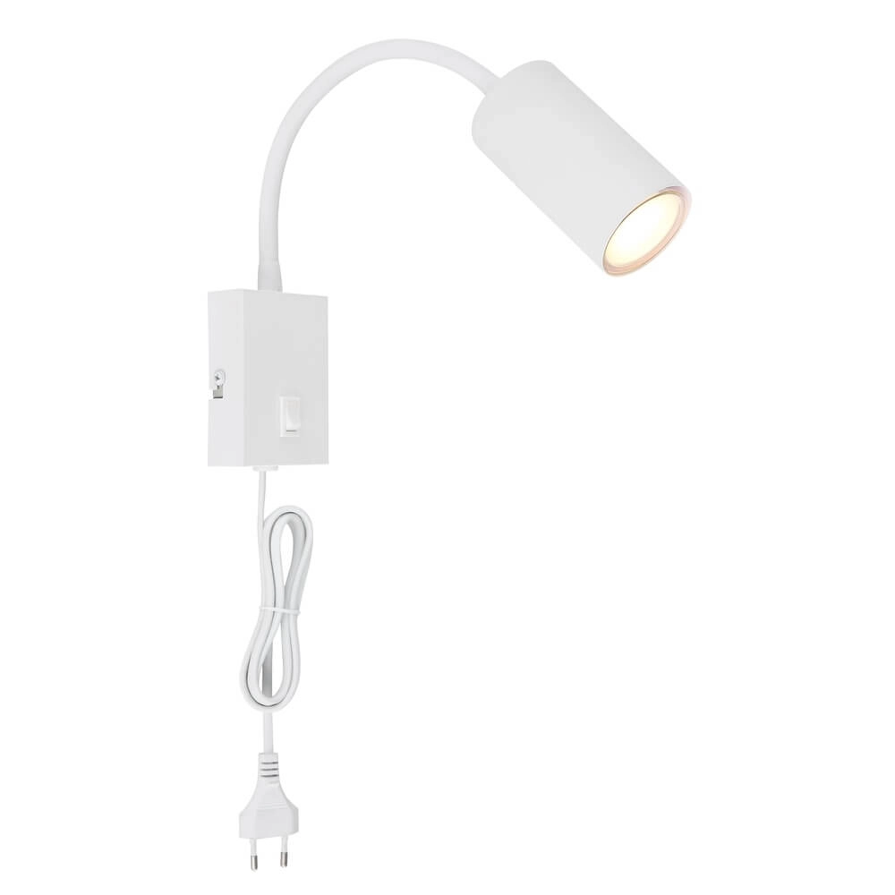 Witte wandlamp Robby