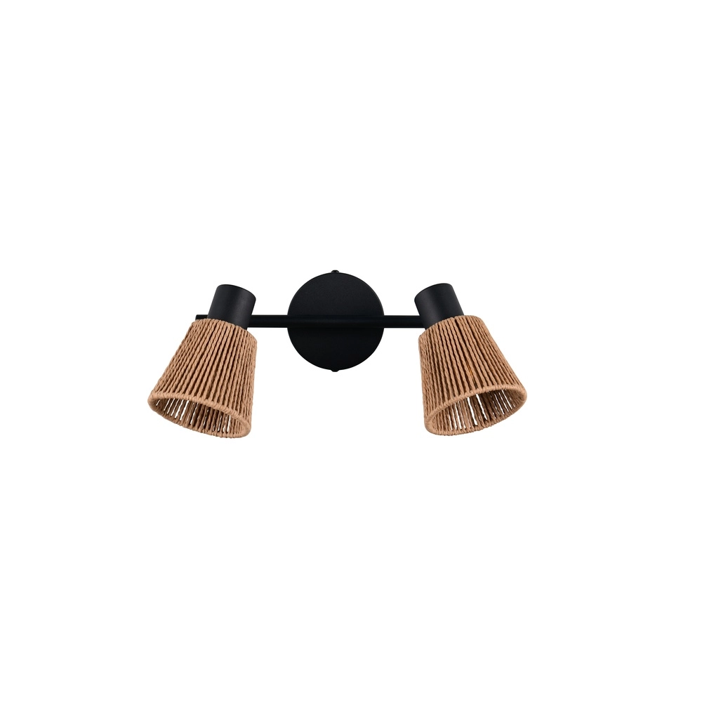 Plafondlamp Natrel dubbel bruin Trio 4017807672343