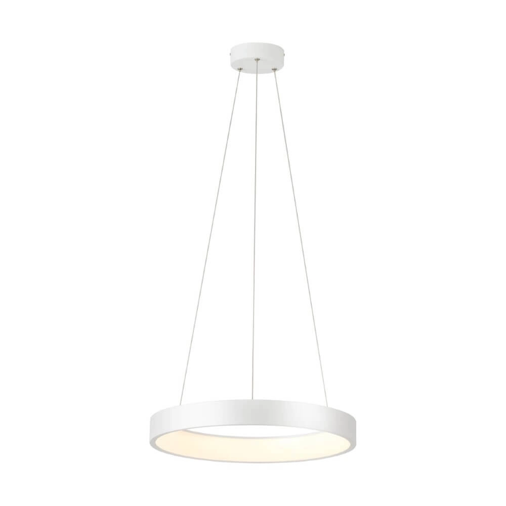 Witte hanglamp Campo Rosso design Ø 60cm