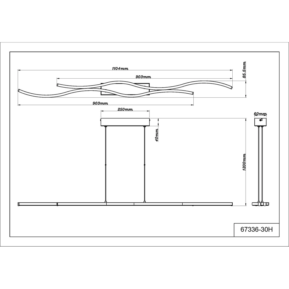 Moderne hanglamp Boyd zwart Globo 9007371475117