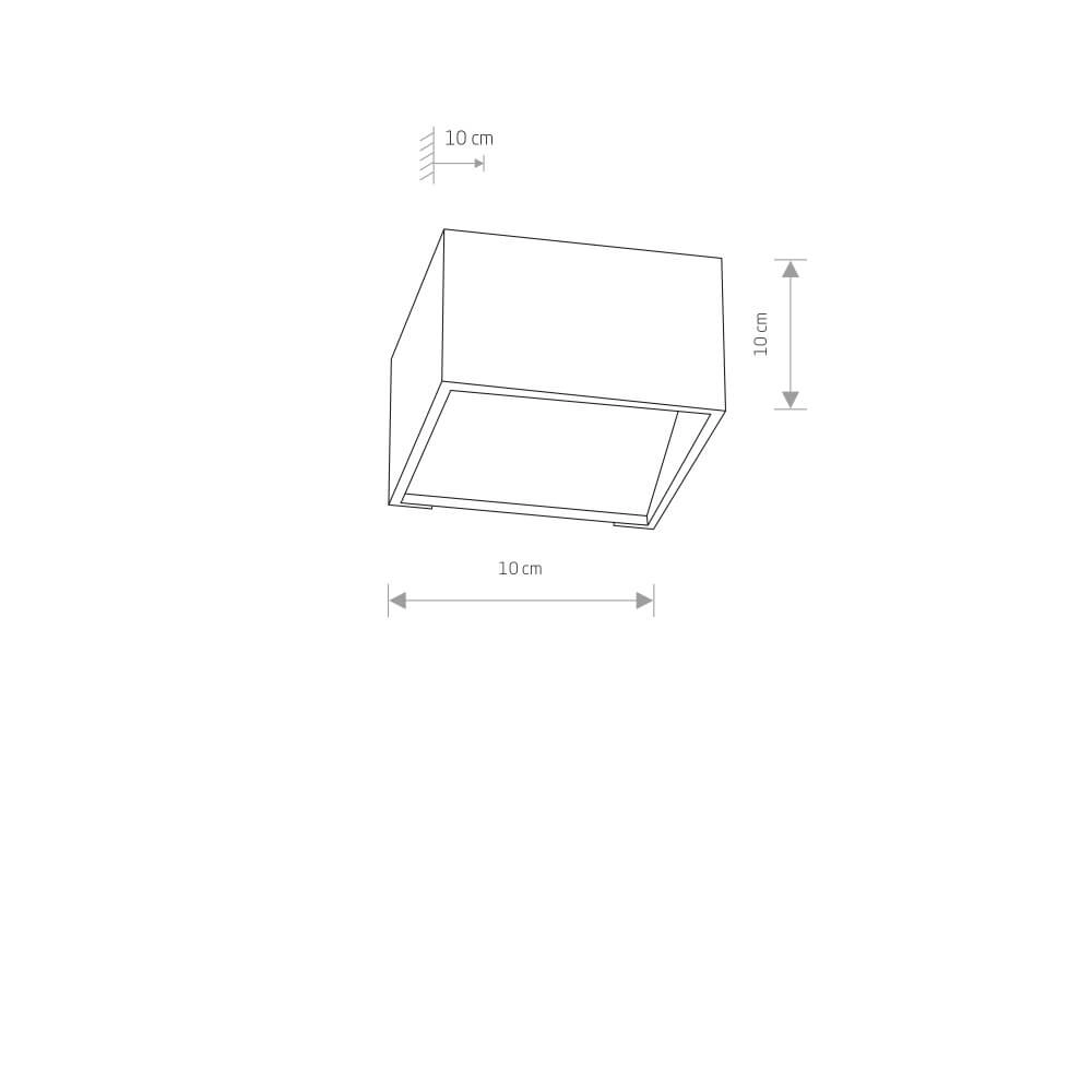 Witte ledspot Lia Led Lyora 5903139691390